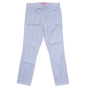 Lilly Pulitzer South Ocean High Rise Verbena Gingham Jean